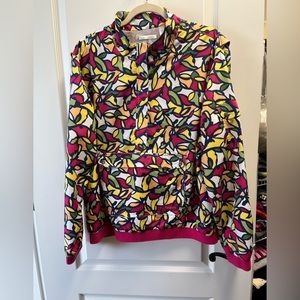 Lizgolf Half-zip Pouch Pocket Windbreaker XL